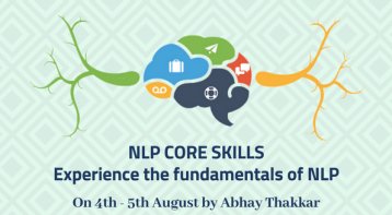 NLP Core Skills workshop - Experience the fundamentals 